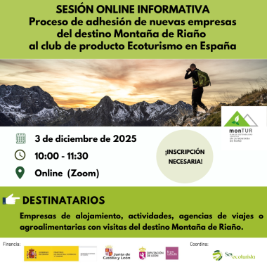 Jornada Informativa (Club Ecoturismo) Montaña Riaño Jornada Informativa (Club Ecoturismo) Montaña Riaño