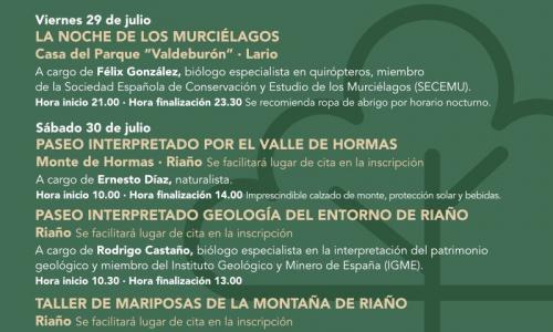 Actividades de divulgación ambiental.