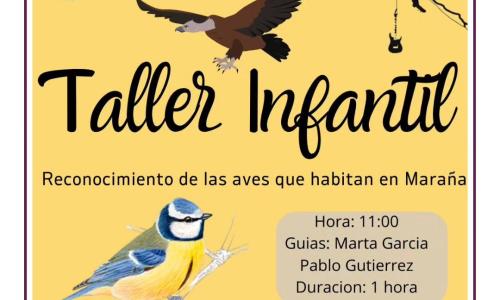 Taller infantil: reconocimiento de las aves.