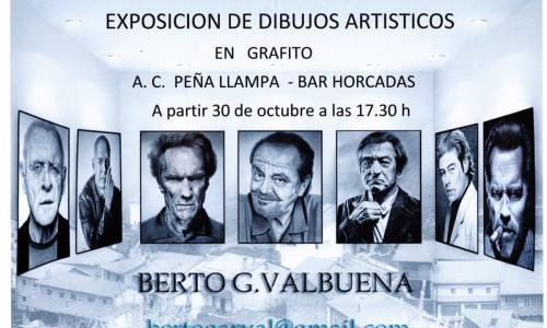 Exposición de dibujos artísticos.