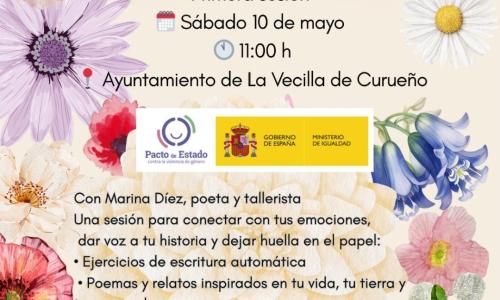Taller de escritura emocional para mujeres rurales.