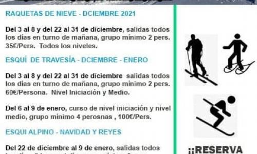 Programa actividades invierno Picos de Europa.