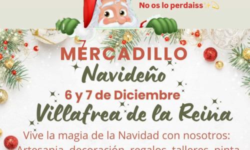 Mercadillo navideño en Villafrea de la Reina.