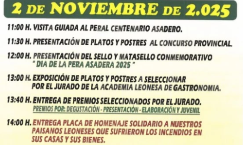 Día de la Pera Asadera.