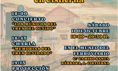 Fiesta ferroviaria en Cistierna.