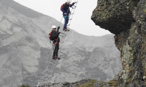 VÍA FERRATA PICO EL CABRÓN EN PORTILLA DE LA REINA