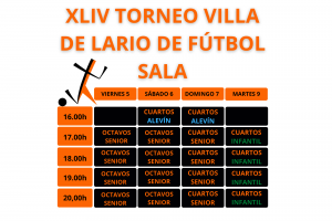 Torneo Villa de Lario de fútbol sala.0