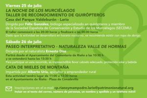 Actividades de divulgación ambiental.0