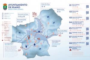Mapa turístico: Ayuntamiento de Riaño0