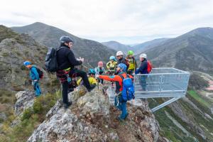 VÍA FERRATA PICO EL CABRÓN EN PORTILLA DE LA REINA1