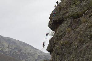 VÍA FERRATA PICO EL CABRÓN EN PORTILLA DE LA REINA2