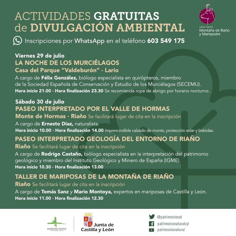 Actividades de divulgación ambiental.0