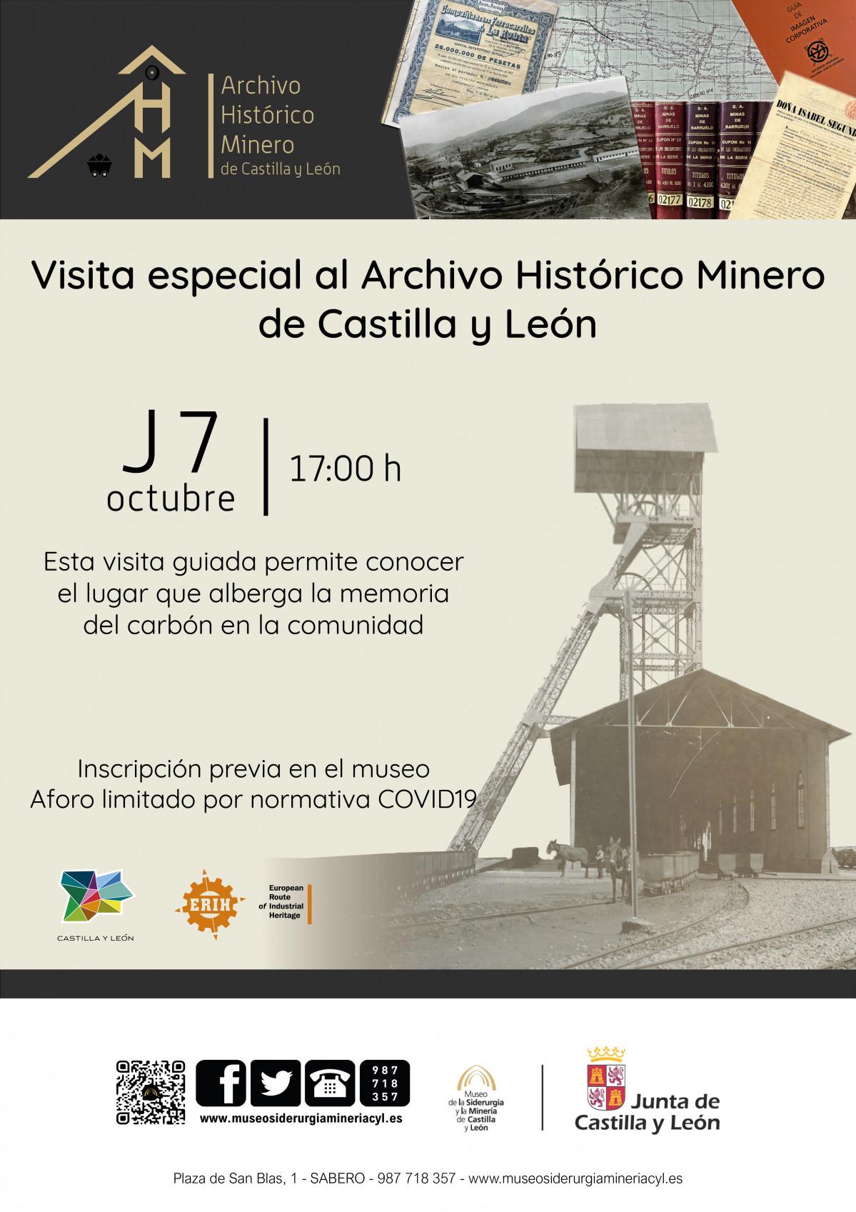 Visita especial al Archivo Histórico Minero de Castilla y León.0