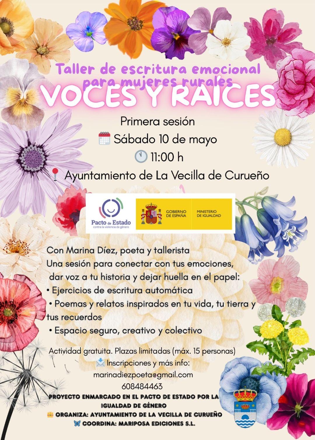 Taller de escritura emocional para mujeres rurales.0