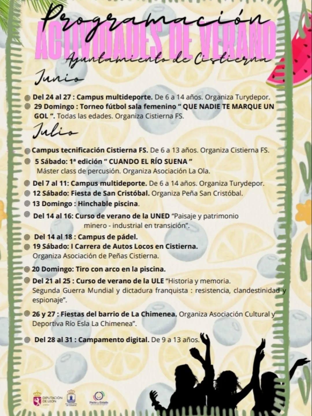 Actividades de verano en Cistierna.0