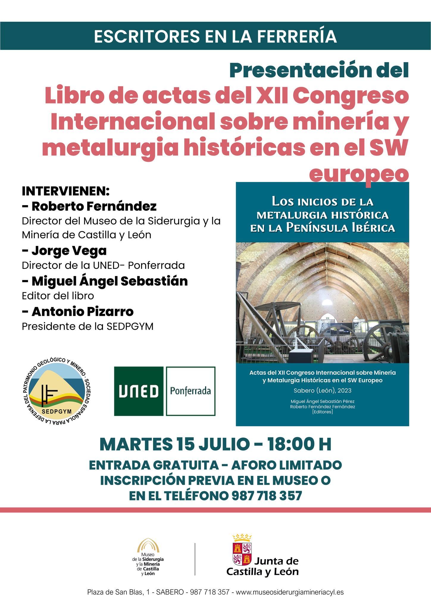 Presentación del libro "Los inicios de la metalurgia histórica en la Península Ibérica".0