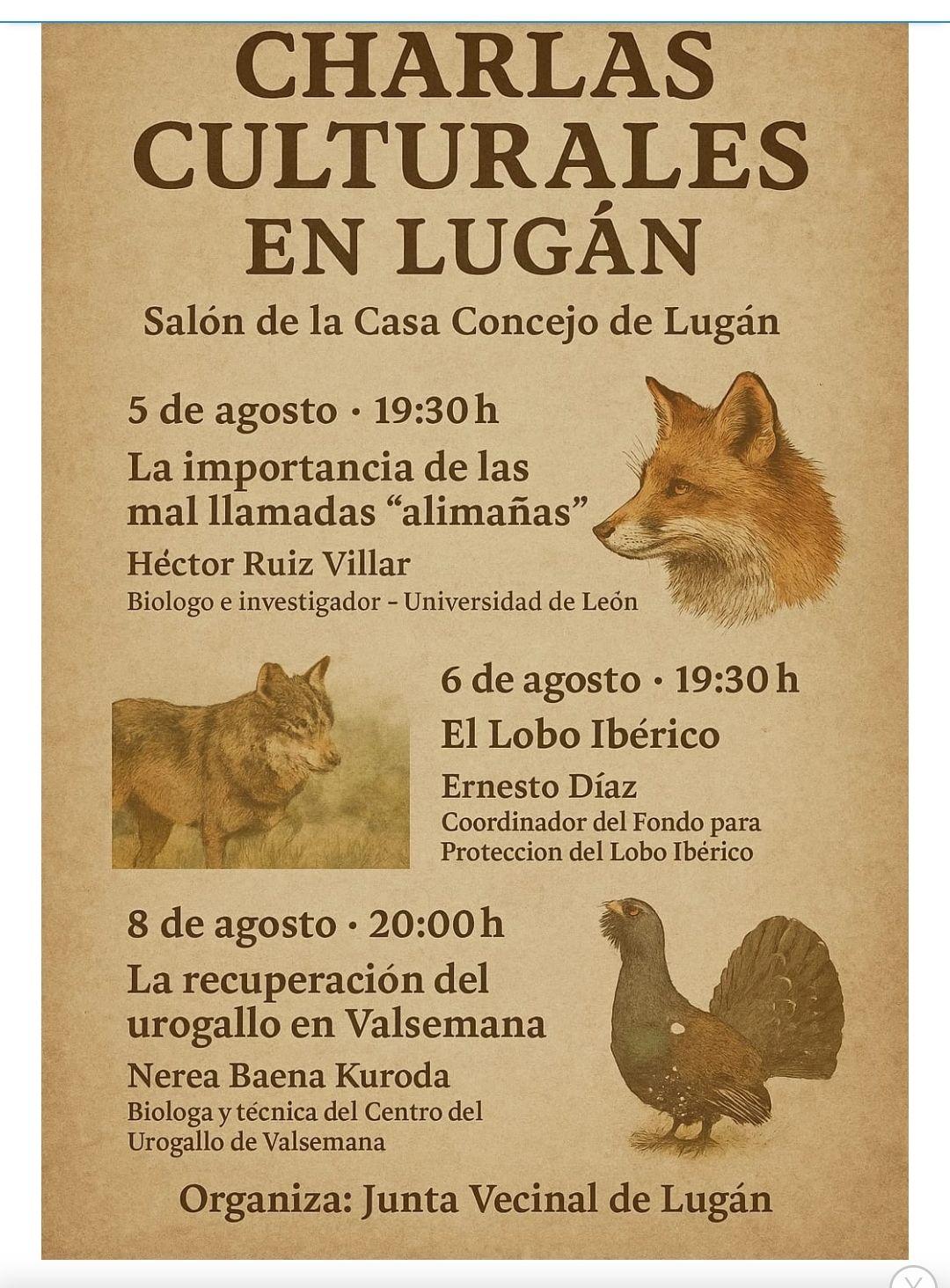 Charlas culturales en Lugán.0