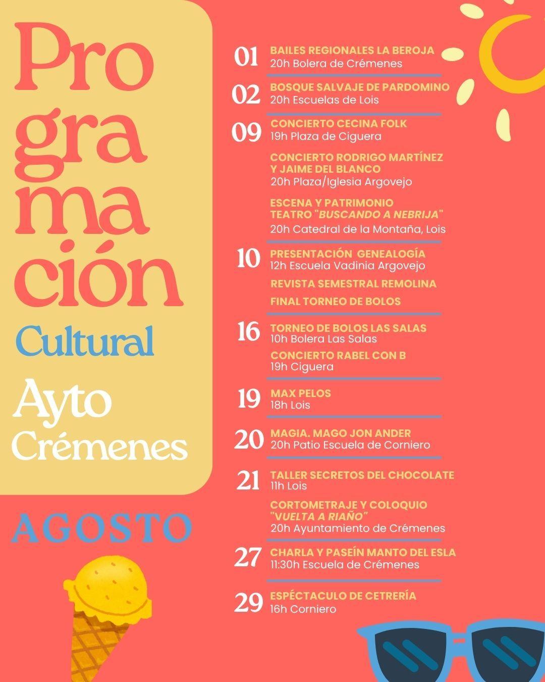 Programación cultural agosto.0