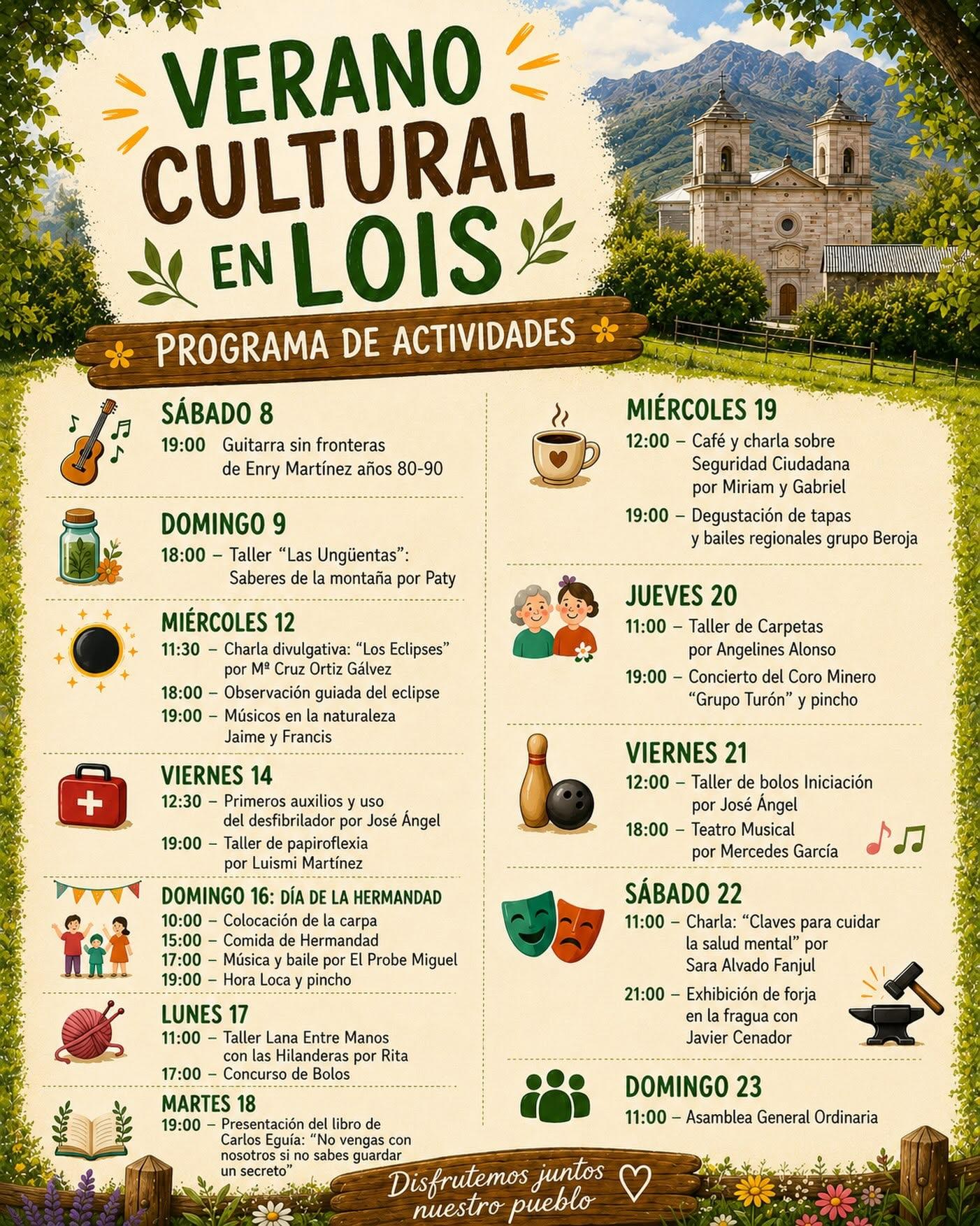 VERANO CULTURAL EN LOIS.0
