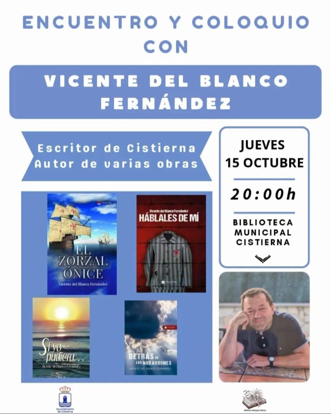 ENCUENTRO Y COLOQUIO CON VICENTE DEL BLANCO FERNÁNDEZ0