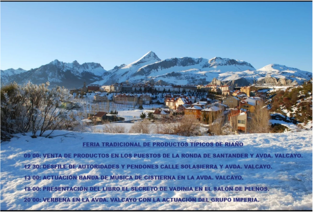 Feria tradicional de productos típicos de Riaño.0