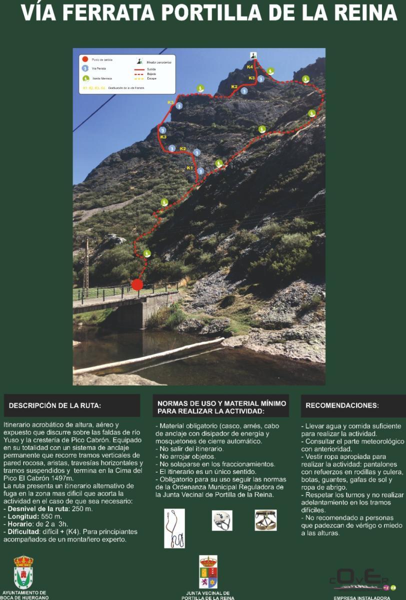 VÍA FERRATA PICO EL CABRÓN EN PORTILLA DE LA REINA3