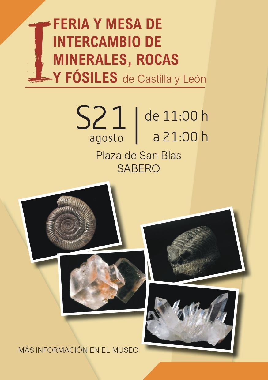 I FERIA Y MESA DE INTERCAMBIO DE MINERALES, ROCAS Y FÓSILES0